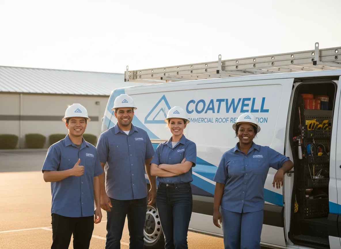 Commercial roof coating company in Oak City, UT